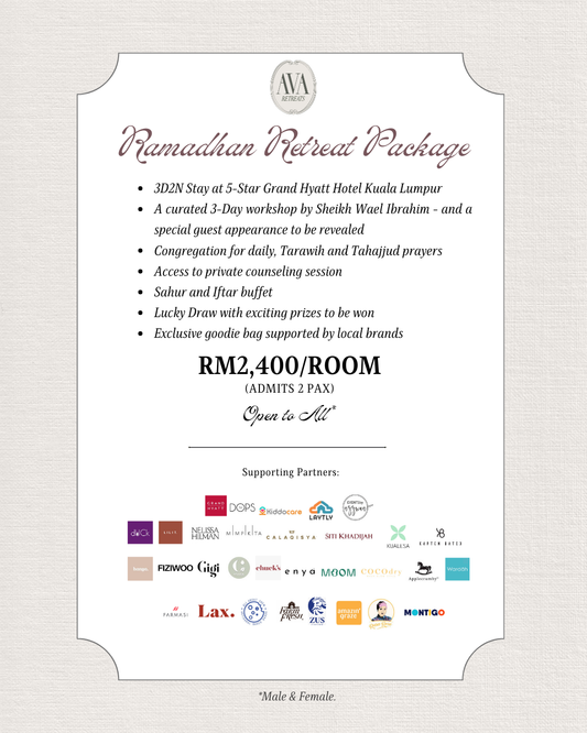 Ramadhan Retreat 2025 (Admits 2 Pax)