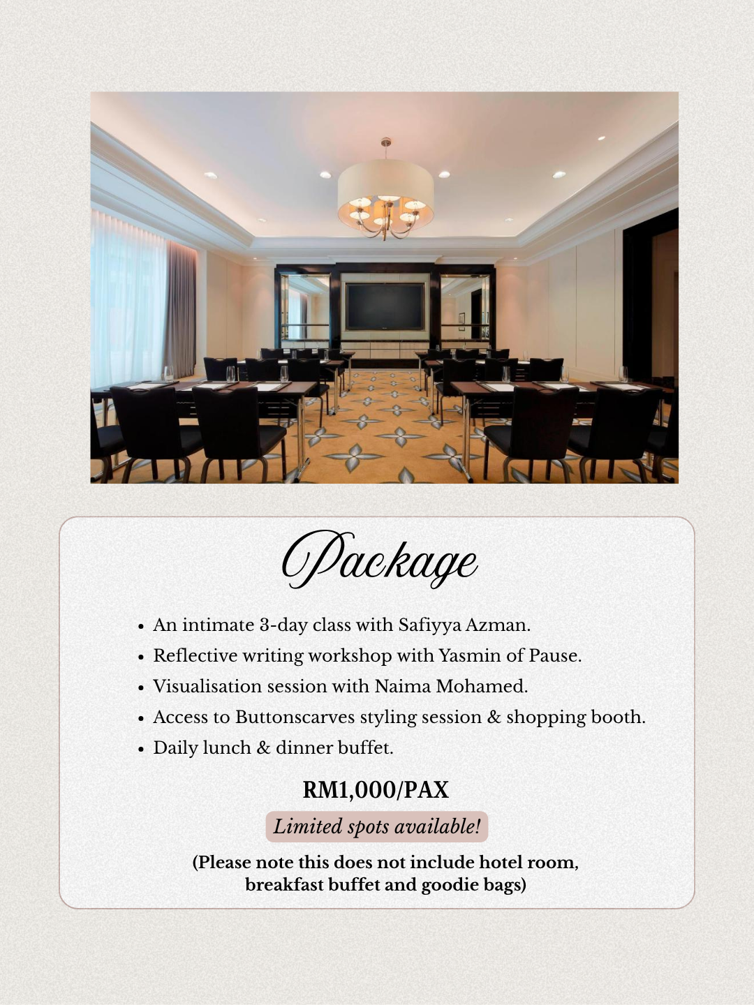 Girls Retreat 2026 - Day Pass (1 Pax)